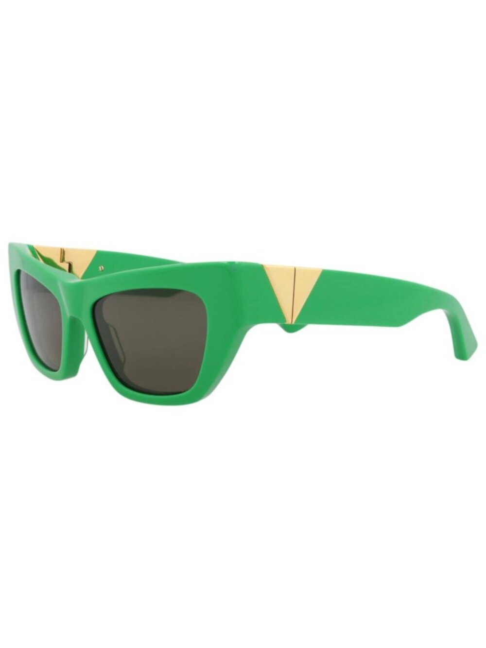 New Bottega Veneta Women's Sunglasses Cat Eye Acetate Frame Green Green Green